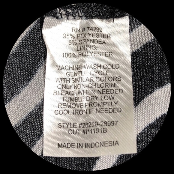 𝅺sweet Storm All Occasion Black & Gray Print Dress - Picture 5 of 6